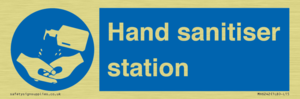 Hand sanitiser station